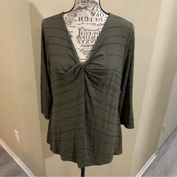 Apt 9 knot v neck‎ top size medium NWT - Picture 1 of 8